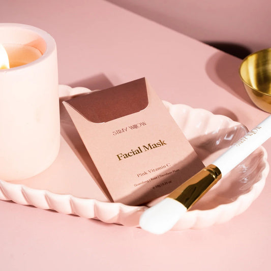 Facial Mask - Pink Vitamin C - Beauty Bundles - Stray Willow - Organic Skincare