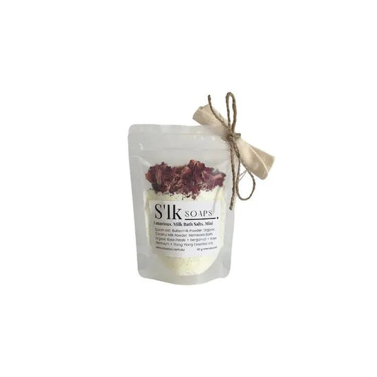 Mini Luxurious. Milk Bath Salts - Beauty Bundles - SLK Soaps - Bath and Body